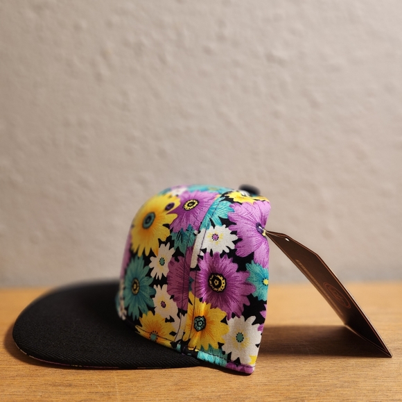 Floral Crown Snapback Hat Blank - Picture 4 of 4